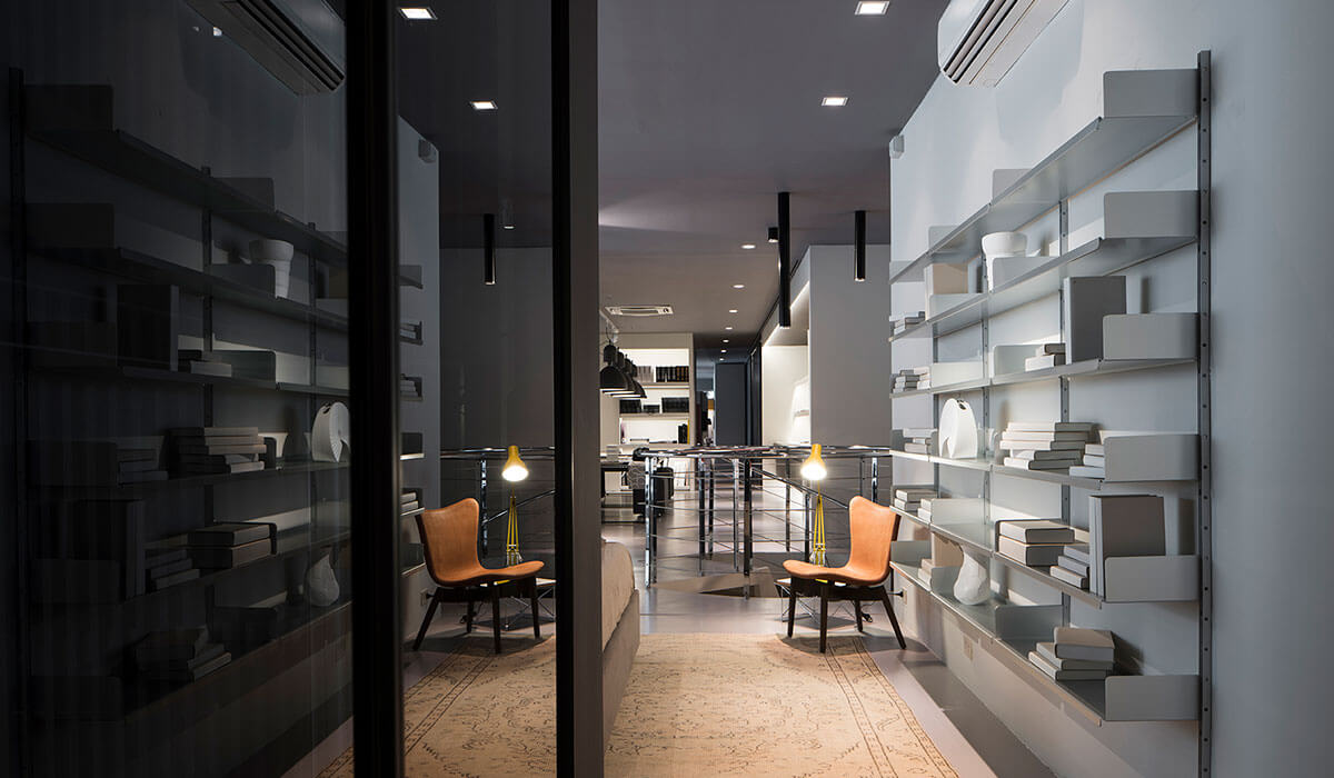 Modernist architecture informs Bottega Veneta store in