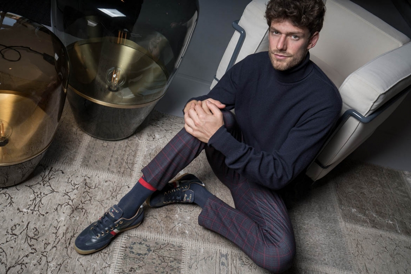 The Belvedere showroom is the photo shoot location for the New Serafini Fall / Winter 2018 Campaign 