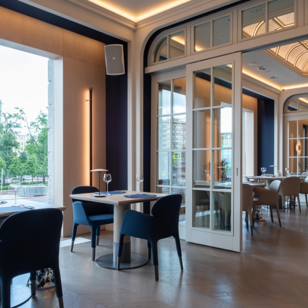 Yura Restaurant @ StandArt Hotel by Buroe  - Mosca, Russia - Belvedere Arredamento